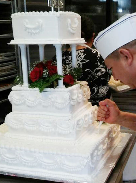 lace wedding cake HIllsboro, OR